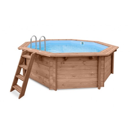 Piscine bois Cabana Beach 434x401x118cm