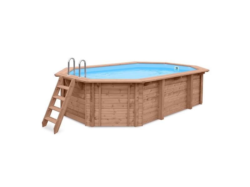 Piscine bois Daaibooi Beach 563x352x124cm