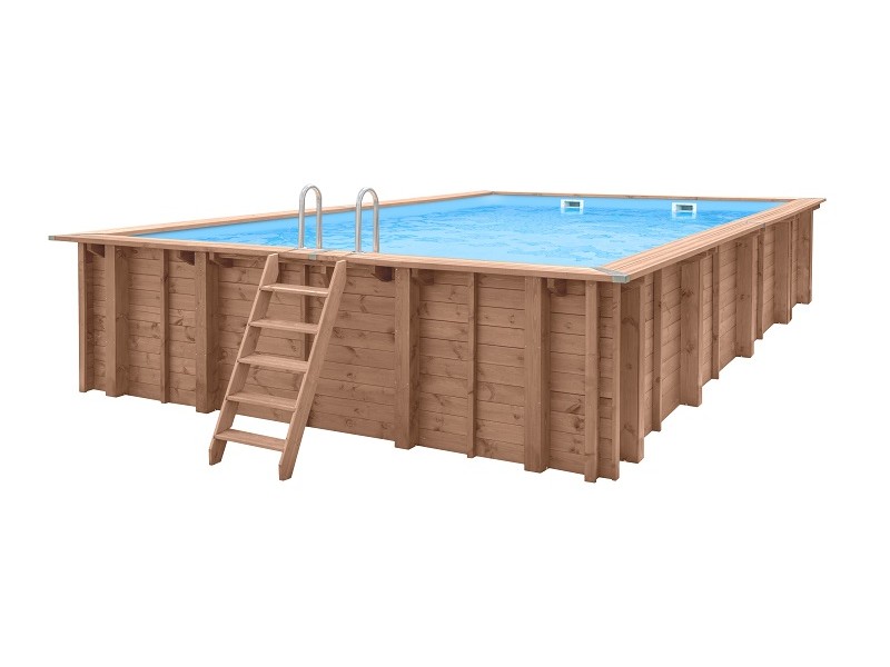 Piscine bois Playa Forti 834x492x138cm