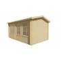 Chalet bois 15m2 300x500cm Aiste