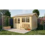 Chalet bois 12m2 300x400cm Aksel