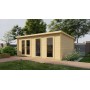 Chalet bois 20m2 400x500cm Annabel