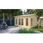 Chalet bois 15m2 350x450cm Arne