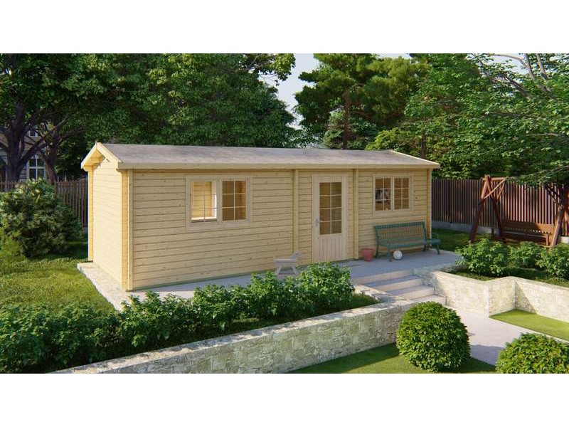 Chalet habitable 29m2 844x347cm Avalanche
