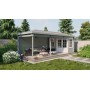 Chalet bois 6,7+13,7m2 300x790cm Bertil