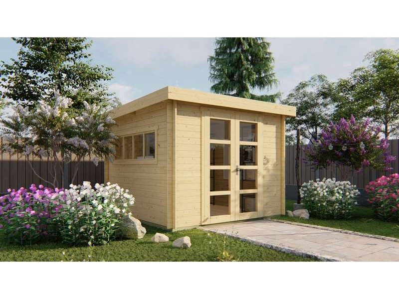 Abri de jardin 8m2 300x300cm Bodine