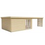 Chalet bois 18,1+14,9m2 900x400cm Soissons