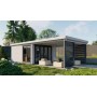 Chalet bois 18,1+14,9m2 900x400cm Soissons