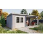 Chalet bois 7,5+10,8m2 300x700cm Charlotta