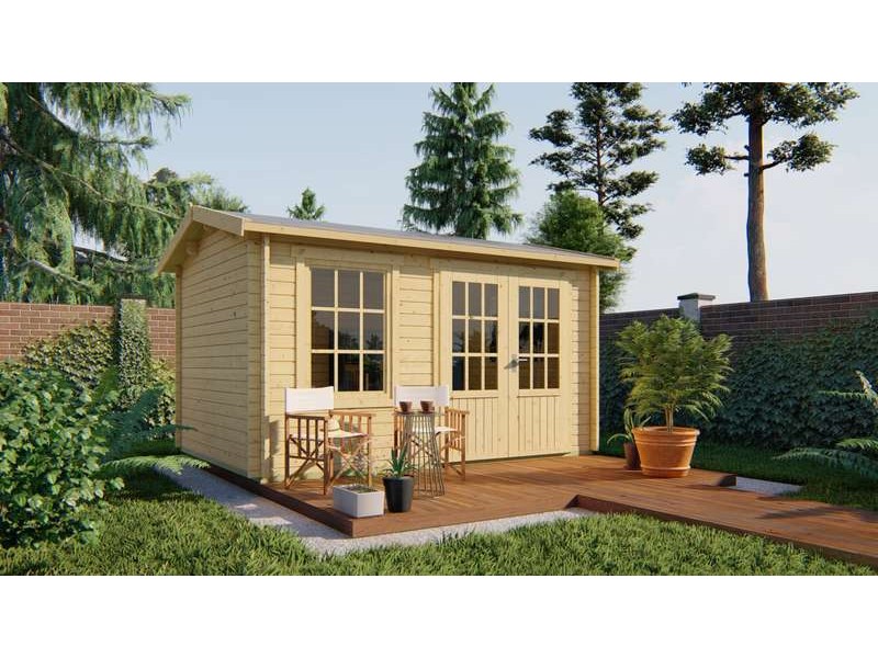 Chalet bois 12m2 300x400cm Chimène
