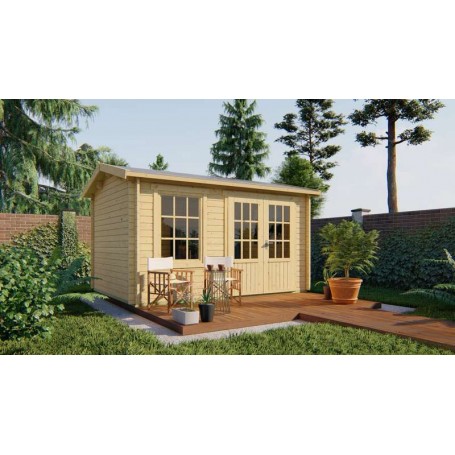 Chalet bois 12m2 300x400cm Chimène