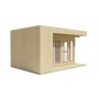 Bureau de jardin 13,3+3,4m2 351x477cm Elin