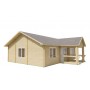 Chalet habitable 75m2 978x1040cm Finaud 92mm