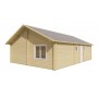 Chalet habitable 75m2 978x1040cm Finaud 92mm