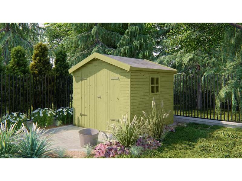 Abri de jardin 5m2 231x224cm Hugo