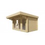 Chalet bois 11m2 400x400cm JEAN