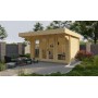 Chalet bois 11m2 400x400cm JEAN