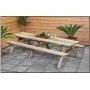 Table de picnic en bois, plusieurs dimensions