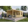 Chalet en bois 7,0+7,4m2 300x576cm JANE