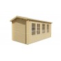 Chalet bois 12m2 500x250cm Josie