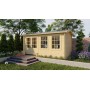 Chalet bois 12m2 500x250cm Josie