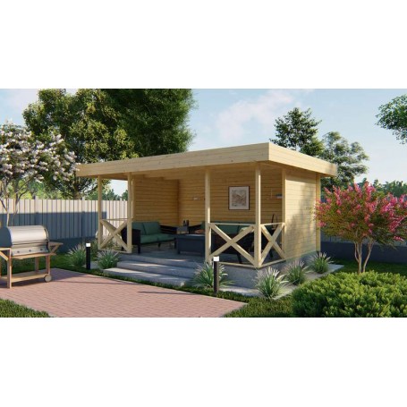 Kiosque de jardin 17m2  350x500cm Konstantin