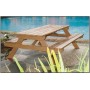 Table de picnic BUSINESS en bois dur