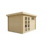 Chalet bois 10m2 380x260cm Uddel - Jardin et Chalet