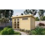 Chalet bois 10m2 380x260cm Uddel - Jardin et Chalet