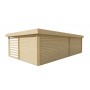 Chalet bois 9,1+28,4m2 490x820cm Lilou