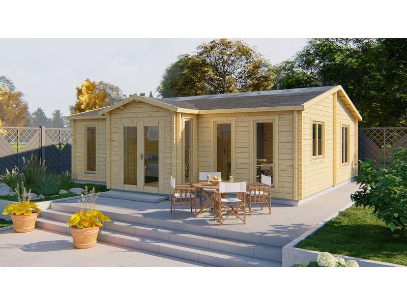 Chalet habitable 58m2 790x850cm Mousse