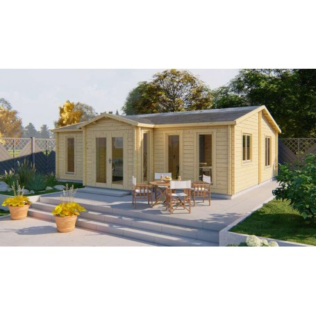 Chalet habitable 58m2 790x850cm Mousse