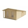 Chalet habitable 68m2 490x1400cm Slave