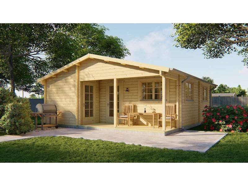 Chalet habitable 44,2+6,4m2 Archie
