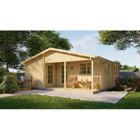 Chalet habitable 44,2+6,4m2 Archie