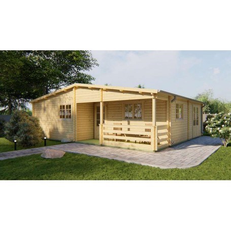 Chalet habitable 76,3m2 848x941cm Azur