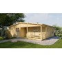 Chalet habitable 76,3m2 848x941cm Azur