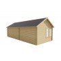 Chalet bois 18,8+13,6m2 400x930cm Big Ben