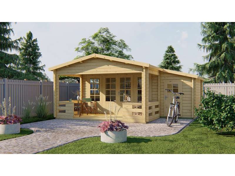 Chalet habitable 13,4+4,8m2 340x590cm Coventry