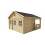 Chalet habitable 23+5,4m2 510x600cm Edelweiss