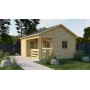 Chalet habitable 23+5,4m2 510x600cm Edelweiss