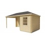 Chalet bois 7,8+7,1m2 300x575cm Markku