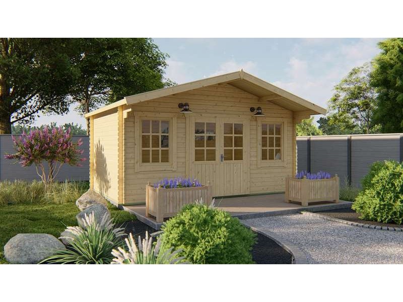 Chalet bois 15m2 320x500 Scaler