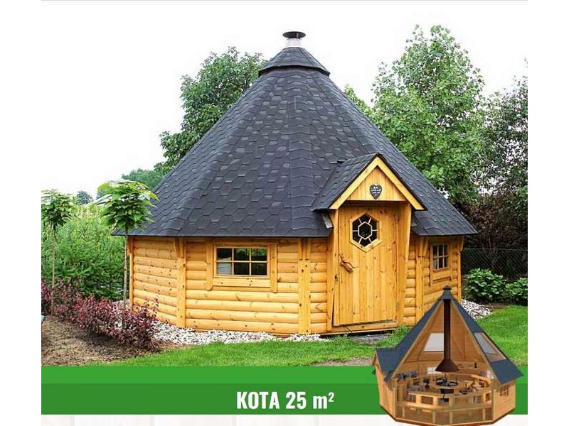 Kota Finlandais 25m2 qualité Premium