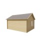 Chalet bois 20m2 400x550cm Clockhouse