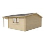 Chalet en bois 21,8+11,2m2 400x600cm Torsten