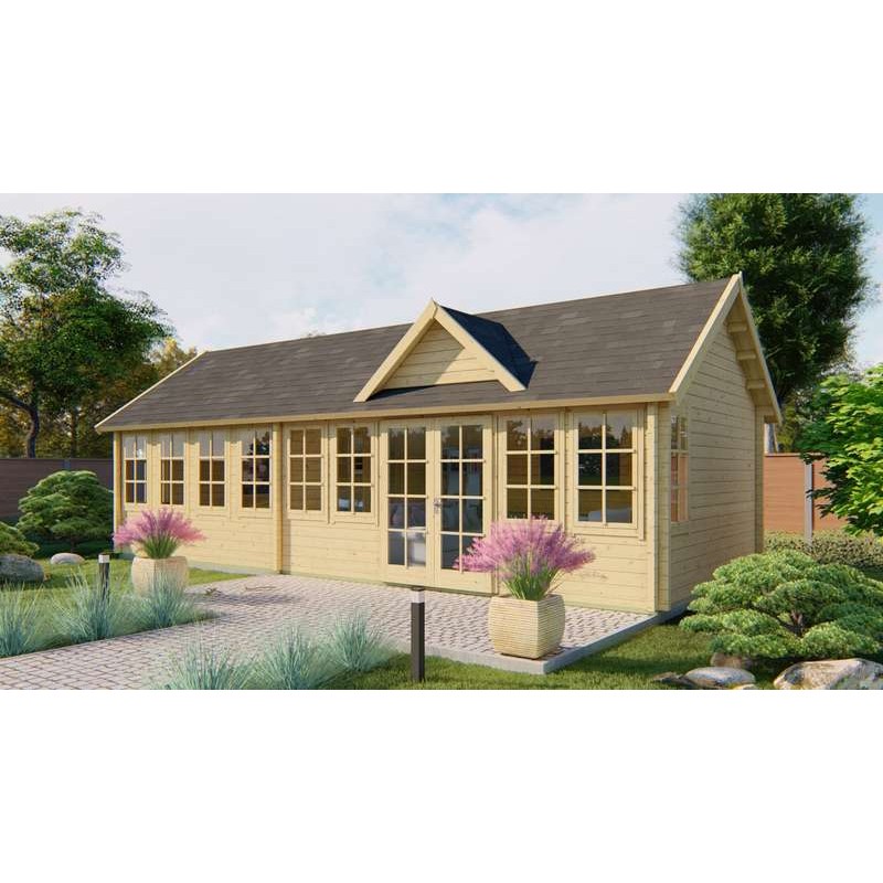 Chalet habitable 37m2 400x930cm Madeleine