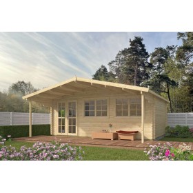 Chalet bois 35m2 595x585cm GIGI