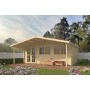 Chalet bois 35m2 595x585cm GIGI