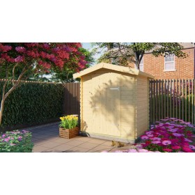 Cabane de jardin 3m2 Rania155x200cm - 19mm - robuste Abri de jardin 3m2 Irina 155x200cm